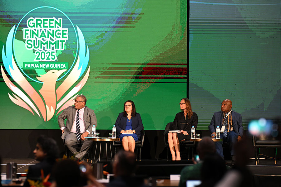 Main speakers who opened the Green Finance Summit (Day 1)with their remarks in Port Moresby PNG.